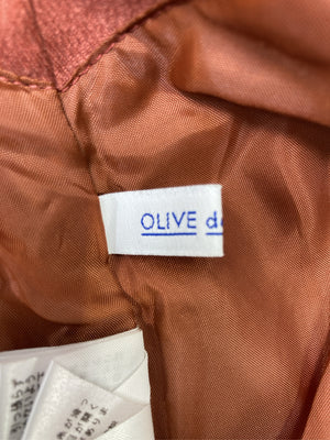 OLIVE des OLIVE/オリーブデオリーブ/ジャンパースカート/ワンピース/ドレス/オレンジ/F