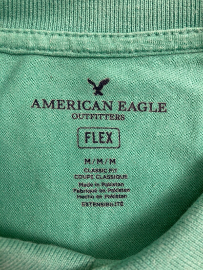 AMERICAN EAGLE/アメリカンイーグル/ポロシャツ/トップス/ライトグリーン/M