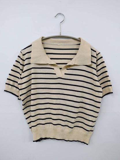 Tシャツ/カットソー/トップス/ベージュ