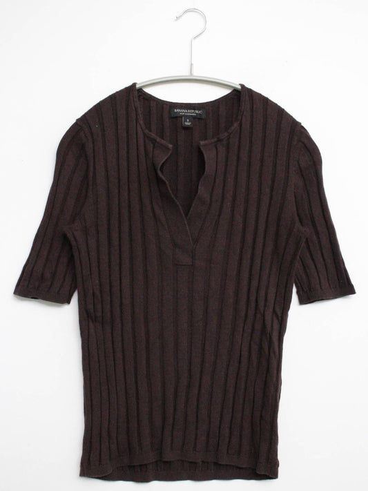 BANANA REPUBLIC/バナナリパブリック/ニット/セーター/トップス/ブラウン/S