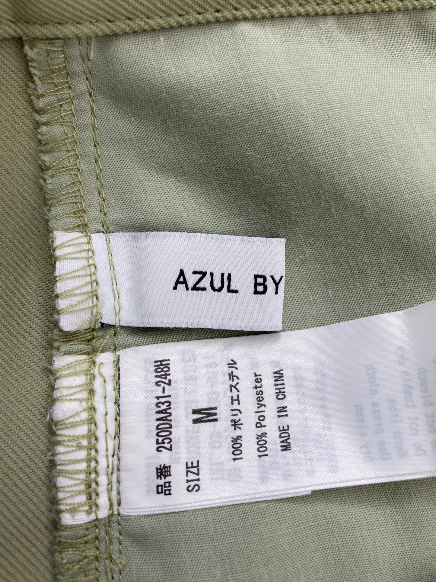 AZUL by MOUSSY/アズールバイマウジー/その他パンツ/パンツ/ライトグリーン/M