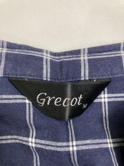 Grecot/シャツ/ブラウス/トップス/ネイビー/M
