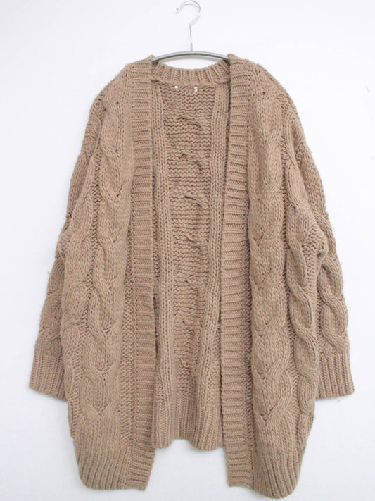 カーディガン/ボレロ/トップス/ベージュ