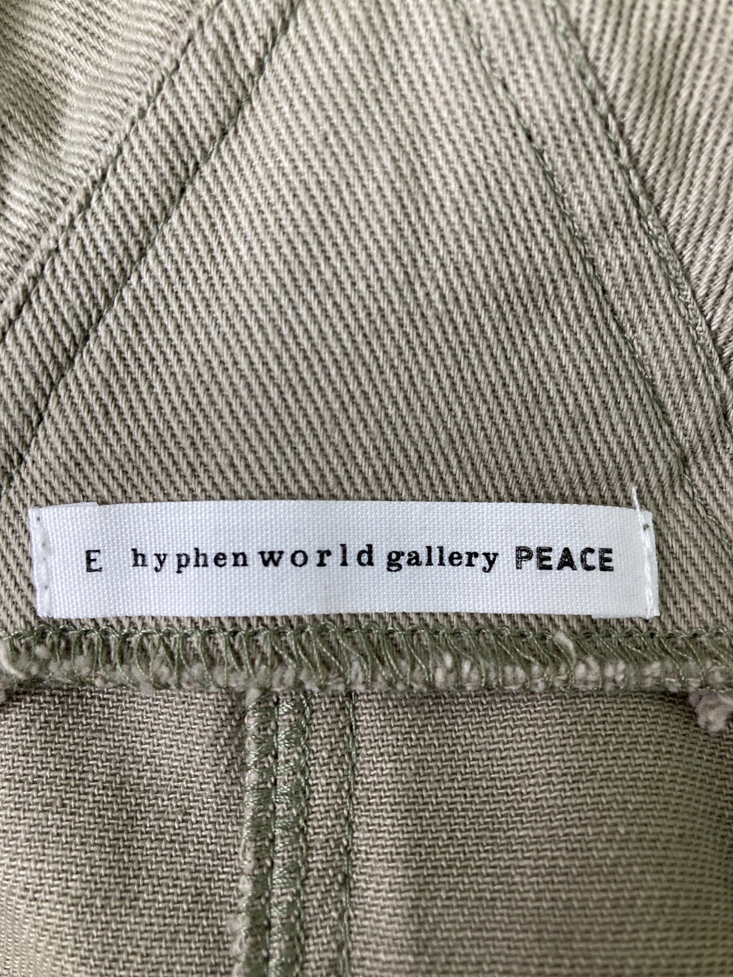 E hyphen world gallery peace/イーハイフンワールドギャラリーピース/ジャンパースカート/ワンピース/ドレス/ベージュ