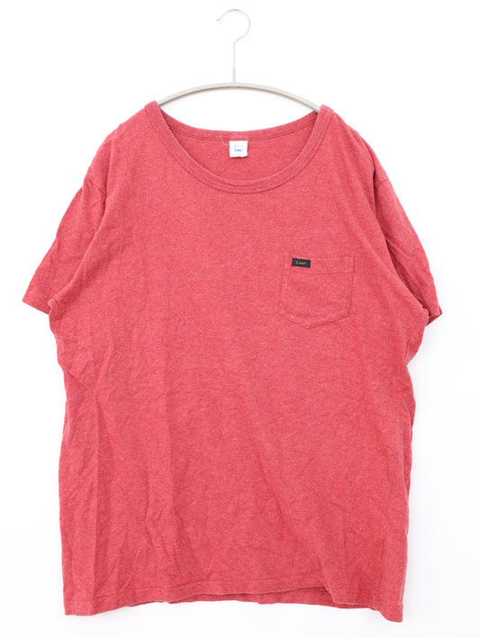 Lee/Tシャツ/カットソー/トップス/レッド/XL