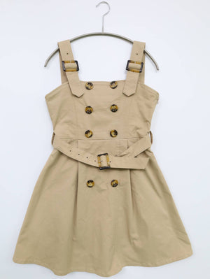 evelyn/エブリン/ジャンパースカート/ワンピース/ドレス/ベージュ