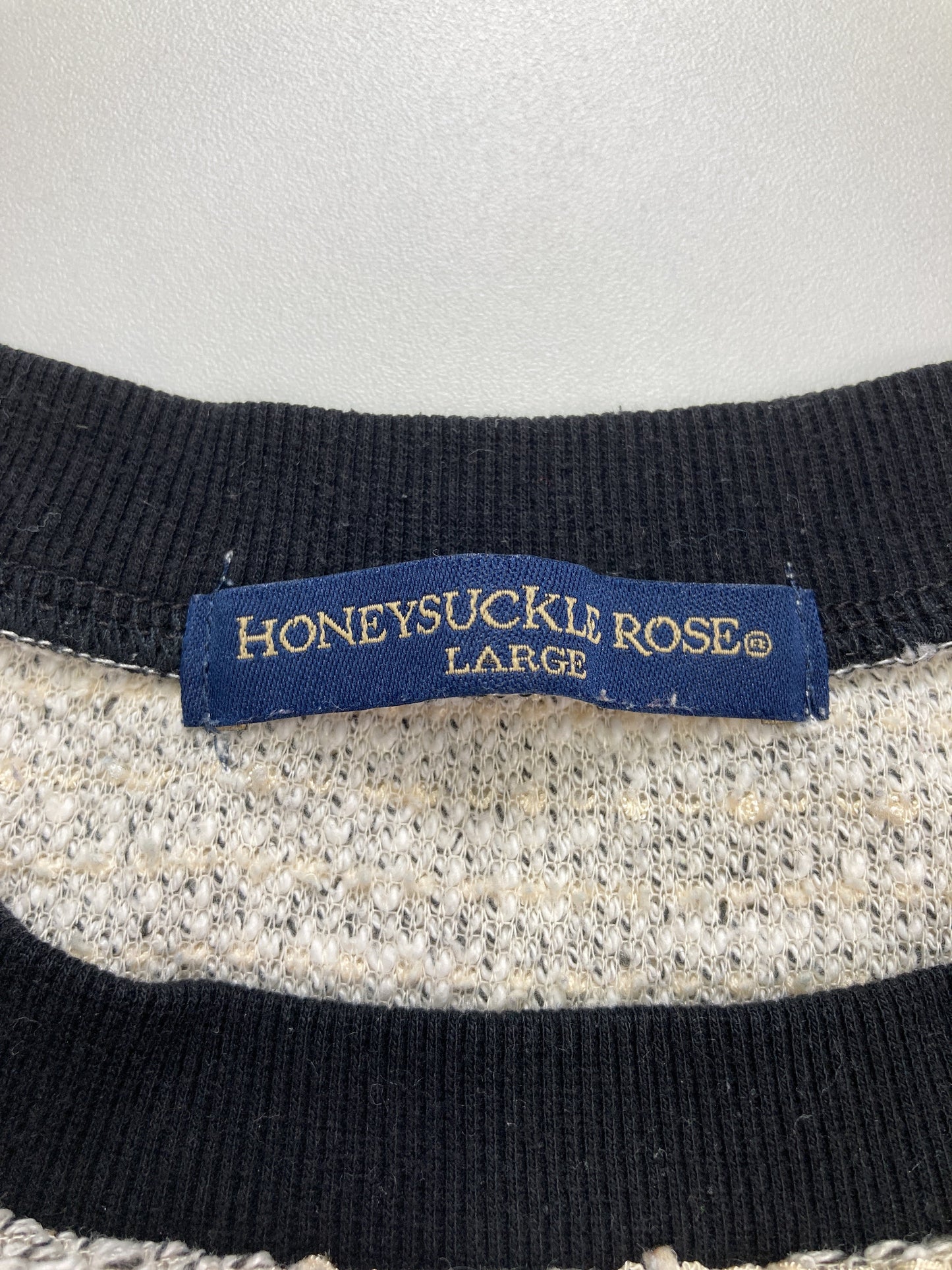 HONEYSUCKLE ROSE/ハニーサックルローズ/ニット/セーター/トップス/グレー/LARGE