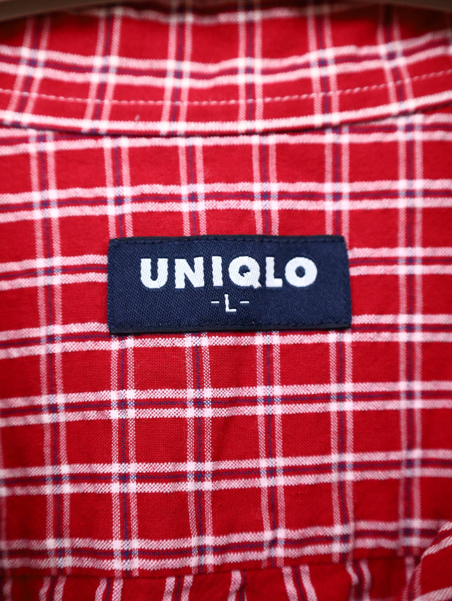 UNIQLO/ユニクロ/シャツ/ブラウス/トップス/レッド/L