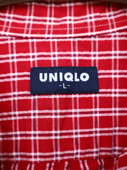 UNIQLO/ユニクロ/シャツ/ブラウス/トップス/レッド/L