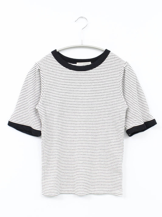 continuer de NICE CLAUP/Tシャツ/カットソー/トップス/ブラック/F