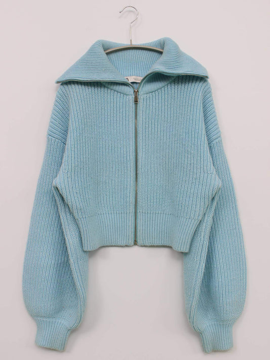 ZARA/ザラ/ニット/セーター/トップス/スカイブルー/M