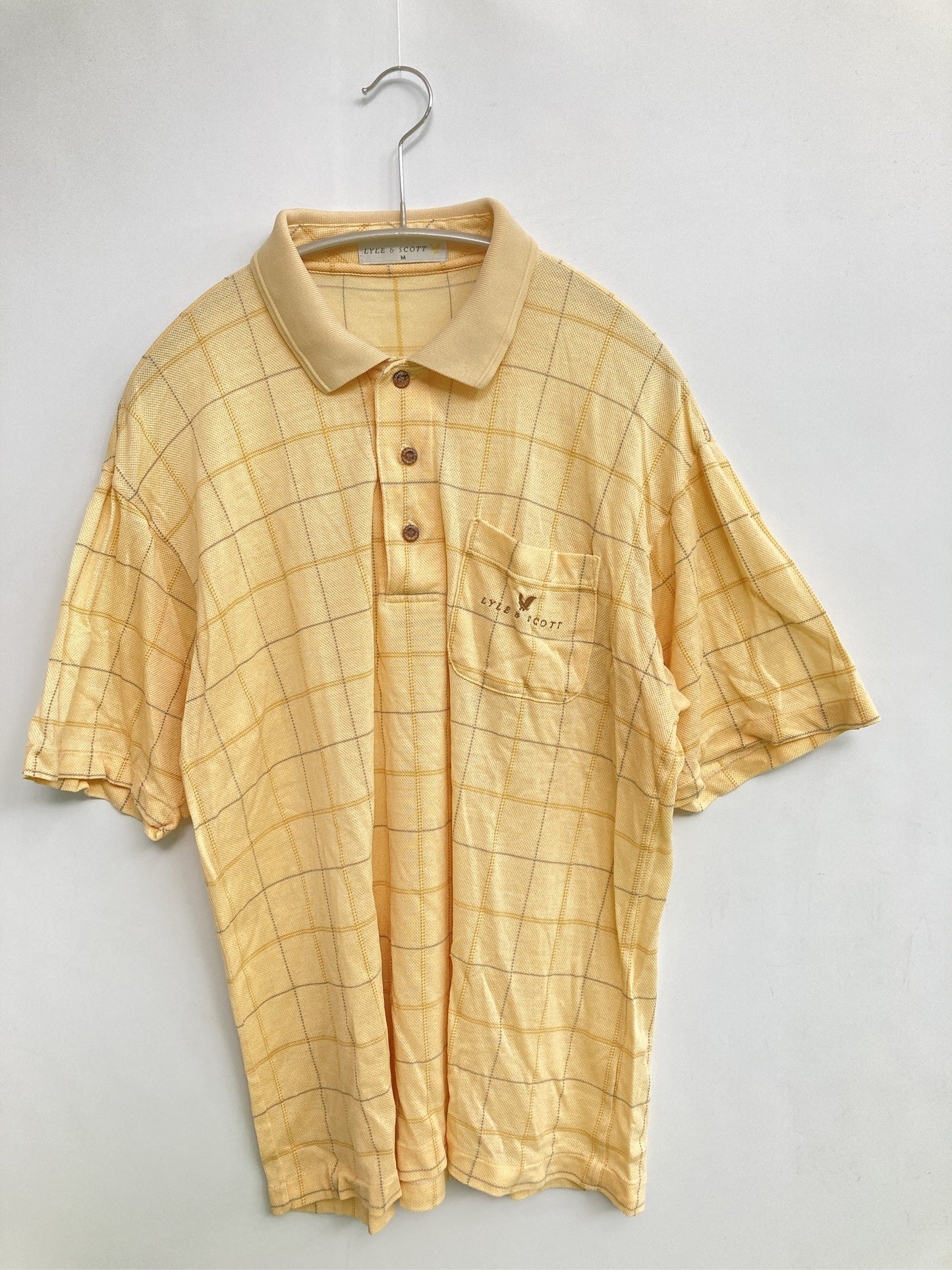 LYLE&SCOTT/ライルアンドスコット/ポロシャツ/トップス/イエロー/M