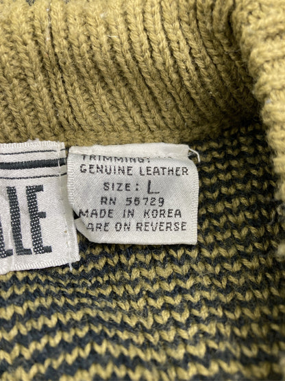 GABRIELLE/ニット/セーター/トップス/カーキ/L