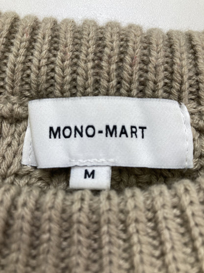 MONO-MART/モノマート/ニット/セーター/トップス/ベージュ/M