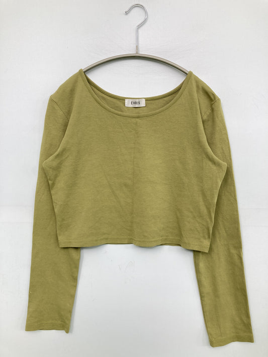 Evris/エヴリス/Tシャツ/カットソー/トップス/ライトグリーン/F