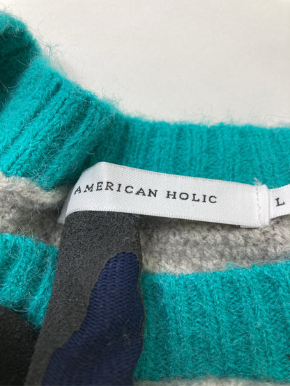 AMERICAN HOLIC/アメリカンホリック/ニット/セーター/トップス/グレー/L