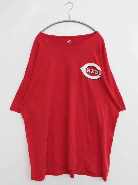 MAJESTIC/Tシャツ/カットソー/トップス/レッド/2XL