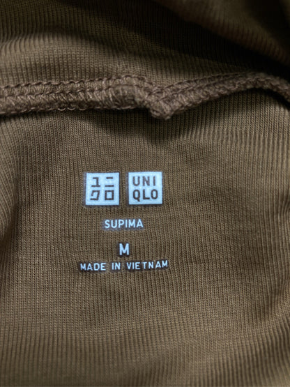 UNIQLO/ユニクロ/Tシャツ/カットソー/トップス/ブラウン/M