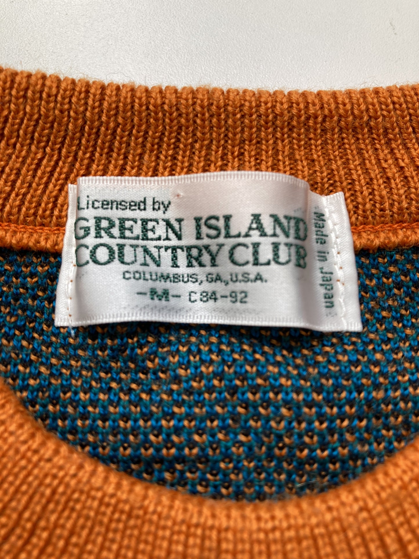 ニット/セーター/トップス/オレンジ/M