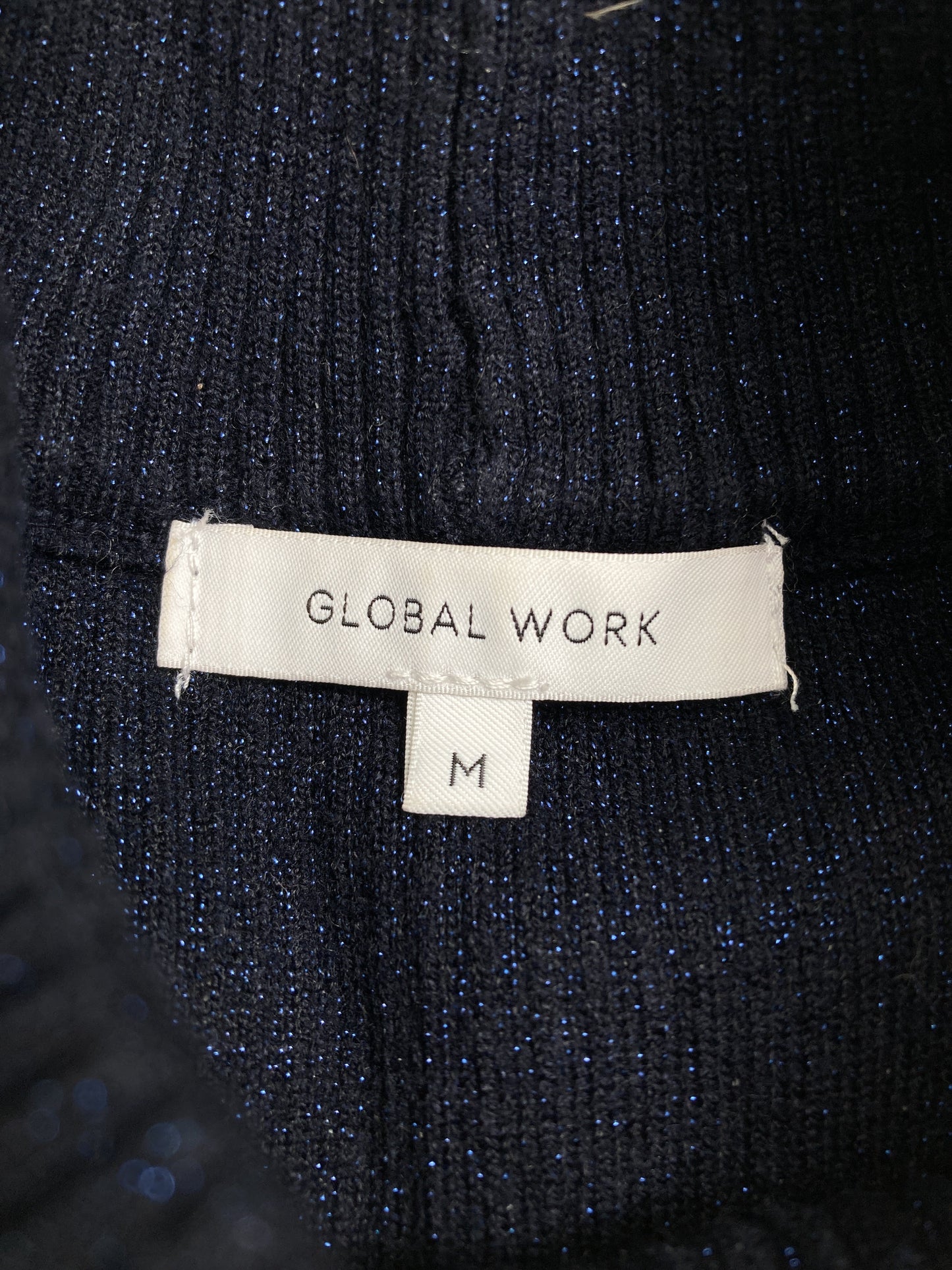 GLOBAL WORK/グローバルワーク/ニット/セーター/トップス/ブラック/M