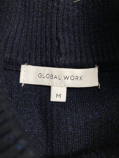 GLOBAL WORK/グローバルワーク/ニット/セーター/トップス/ブラック/M