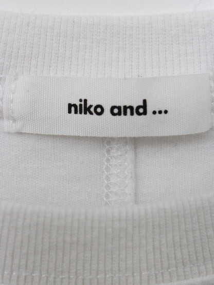 niko and .../ニコアンド/Tシャツ/カットソー/トップス/ホワイト/M