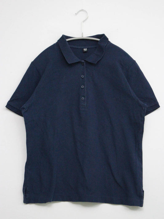 UNIQLO/ユニクロ/ポロシャツ/トップス/ネイビー/XL