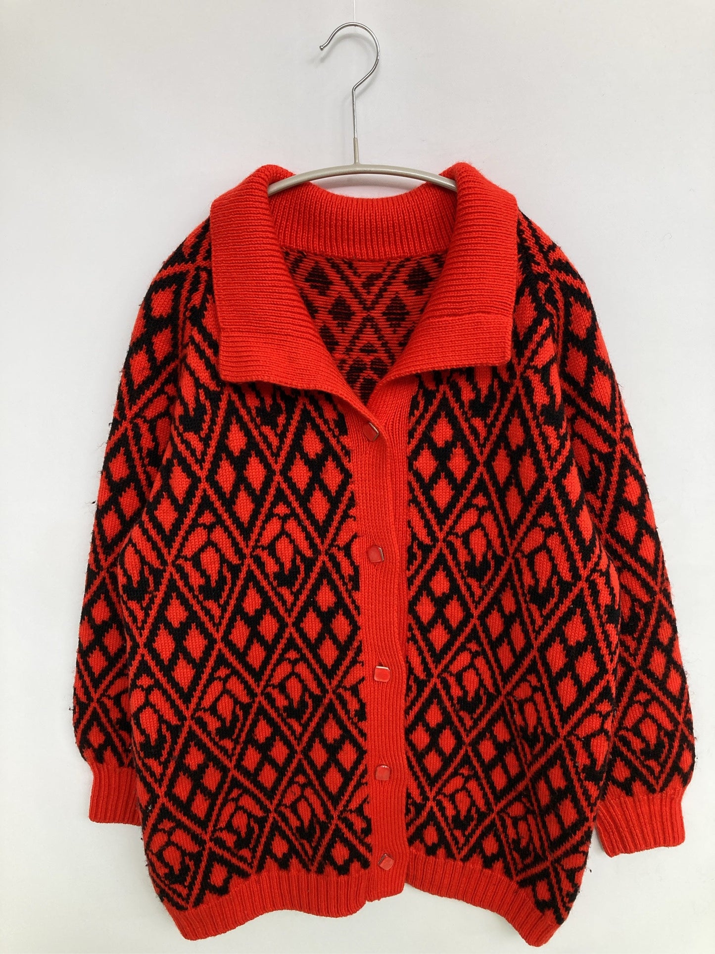 カーディガン/ボレロ/トップス/レッド