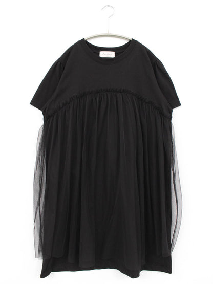 Ponytail/チュニック/ワンピース/ドレス/ブラック