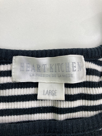 HEART HITC HEN/Tシャツ/カットソー/トップス/ブラック/LARGE