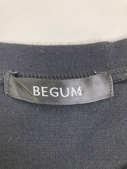 BEGUM/Tシャツ/カットソー/トップス/ブラック/L