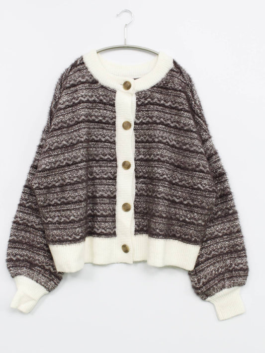 coen/コーエン/カーディガン/ボレロ/トップス/グレー/MEDIUM