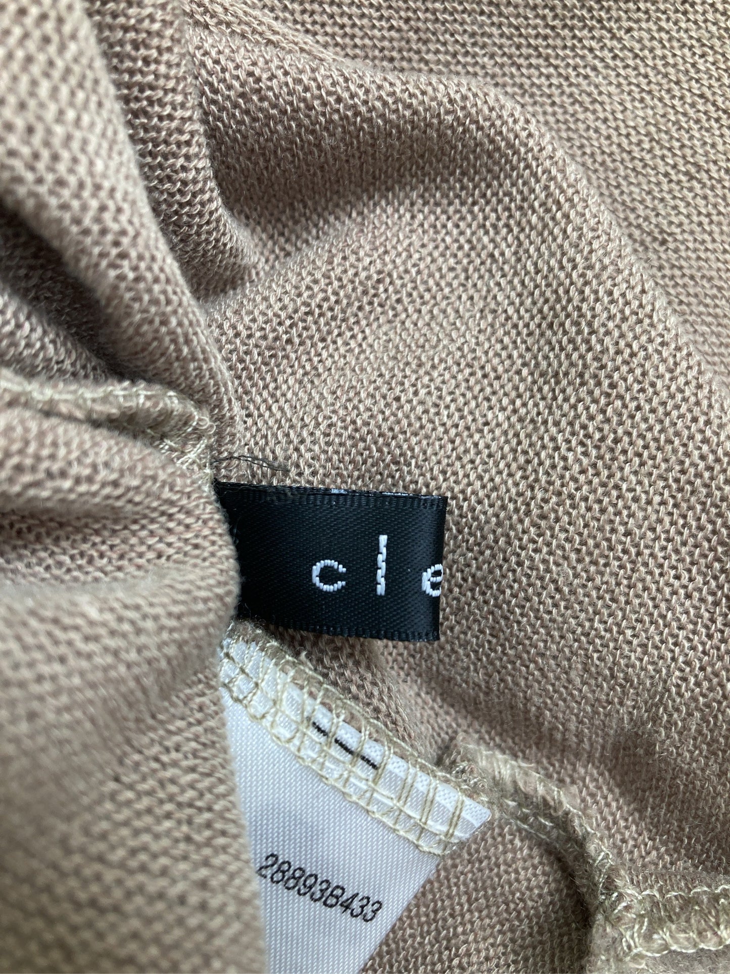 clear/クリア/ニット/セーター/トップス/ベージュ/M