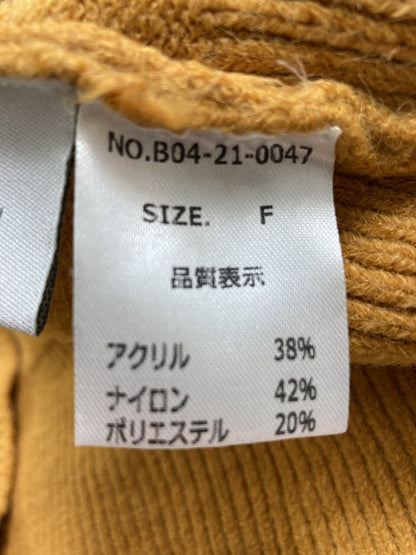 me+em select/ミームセレクト/カーディガン/ボレロ/トップス/イエロー/F