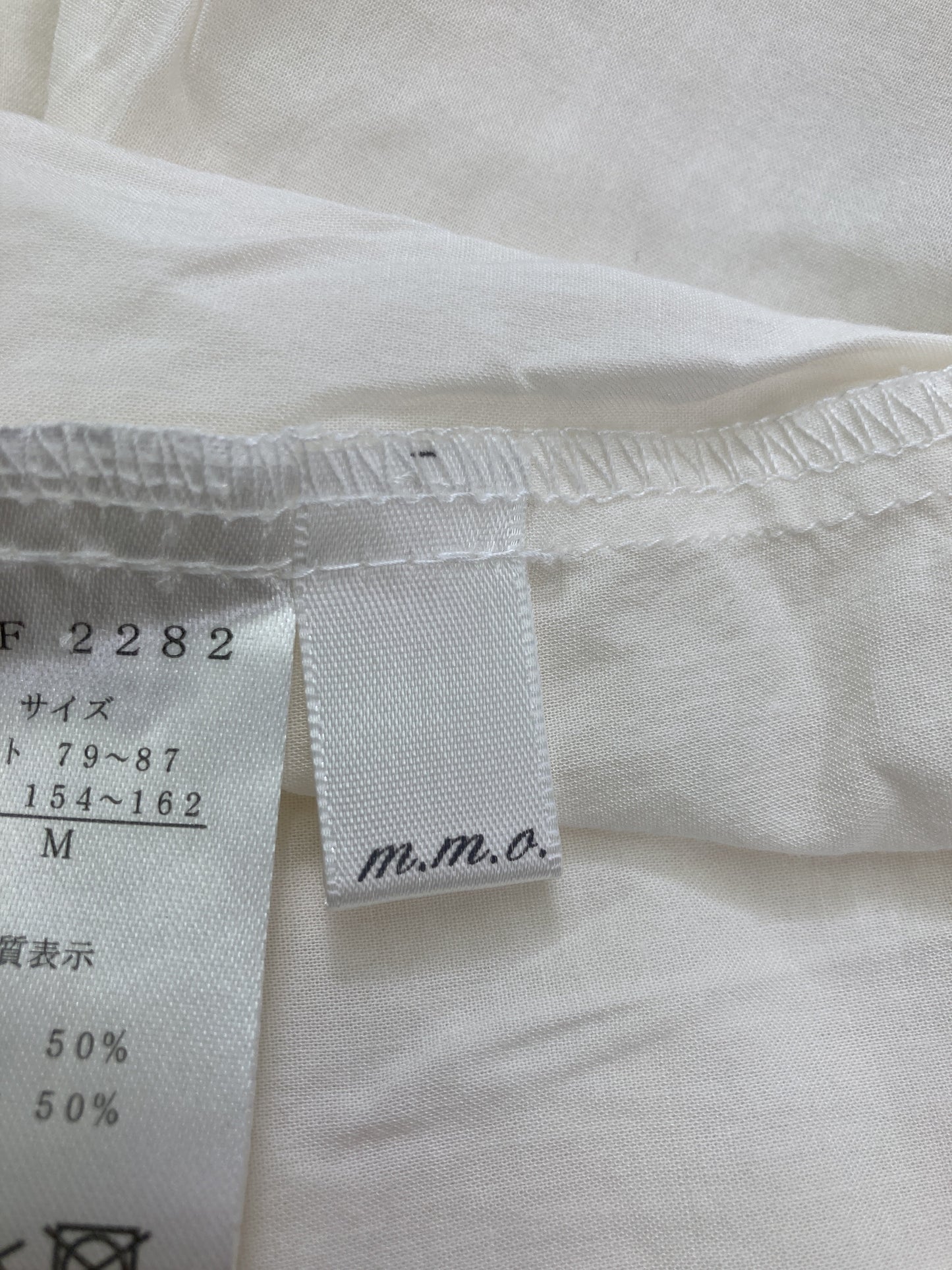 M.M.O/シャツワンピース/ワンピース/ドレス/ホワイト/M