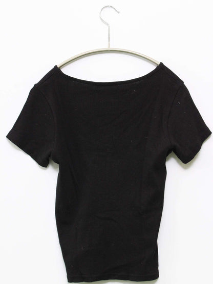 MOS/Tシャツ/カットソー/トップス/ブラック
