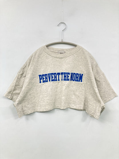 W.W.G/フーズフーギャラリー/Tシャツ/カットソー/トップス/グレー/F