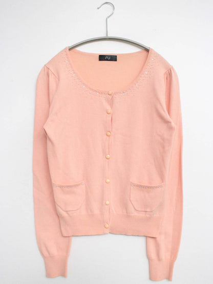 ru/カーディガン/ボレロ/トップス/ピンク/12