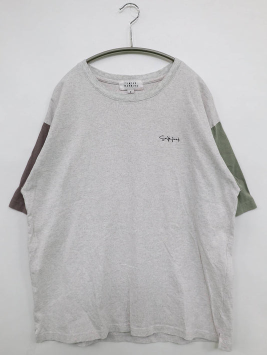 TIMELY WARNING/Tシャツ/カットソー/トップス/グレー/M