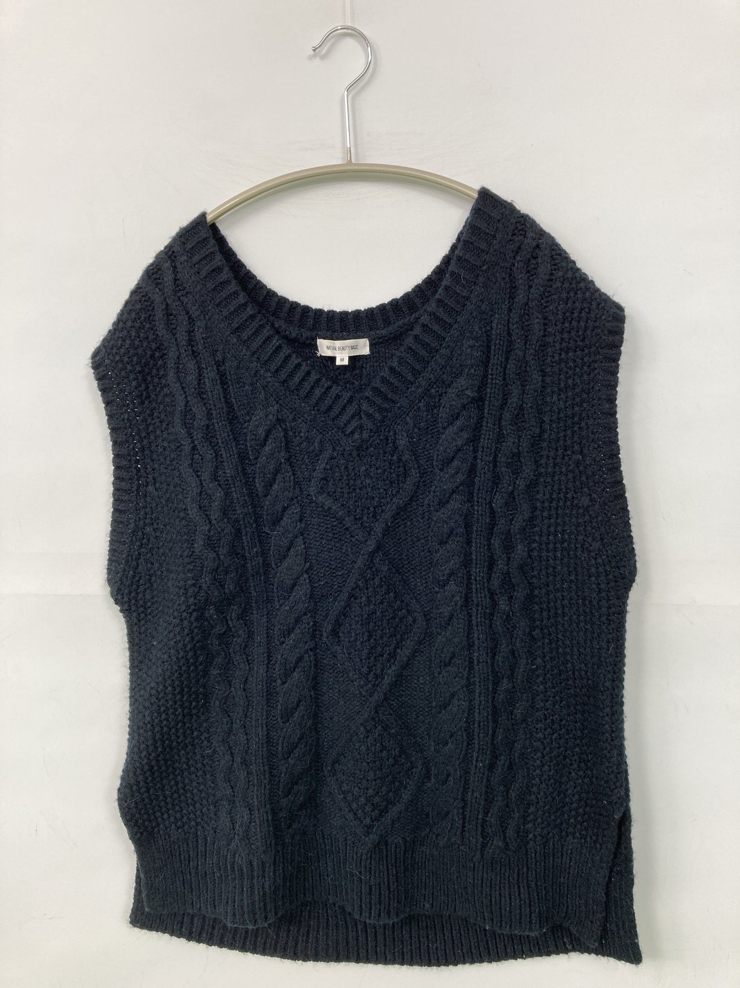 NATURAL BEAUTY BASIC/ナチュラルビューティーベーシック/ベスト/トップス/ネイビー/M