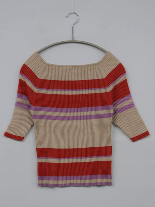 AZUL by MOUSSY/アズールバイマウジー/ニット/セーター/トップス/オレンジ/Ｓ