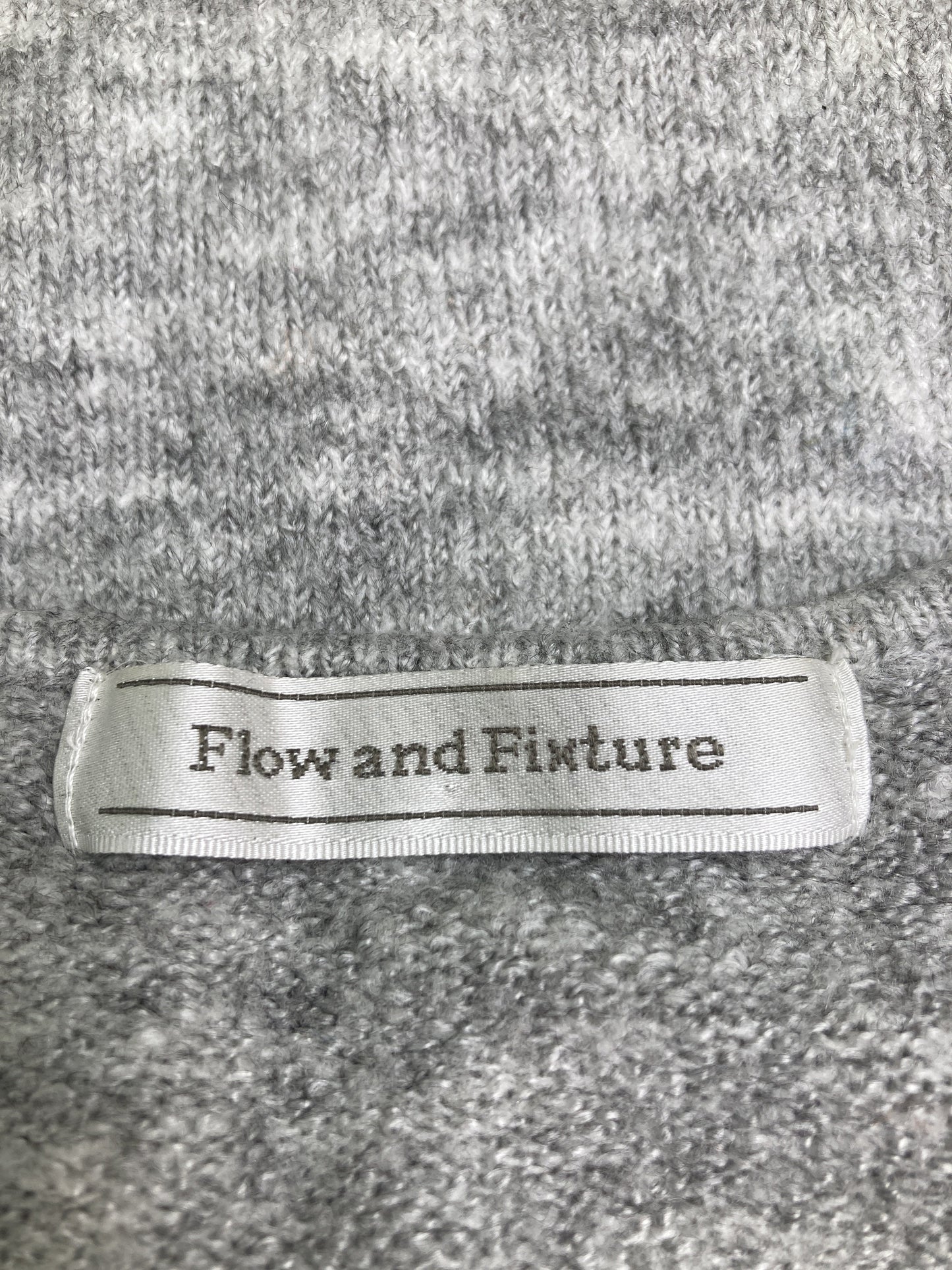 Flow and fixture/ニット/セーター/トップス/グレー/M