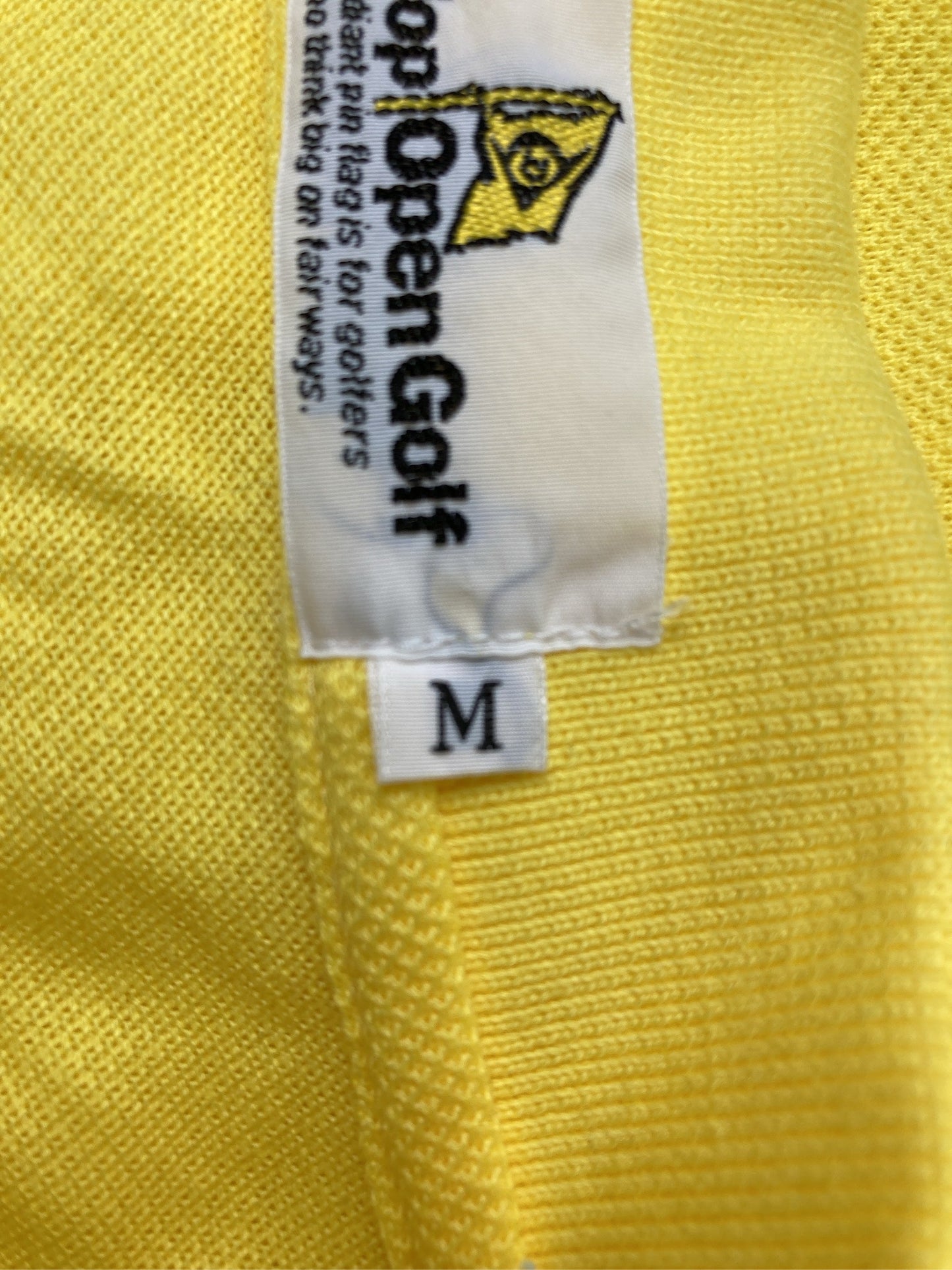 Dunlop Open Golf/ポロシャツ/トップス/イエロー/M