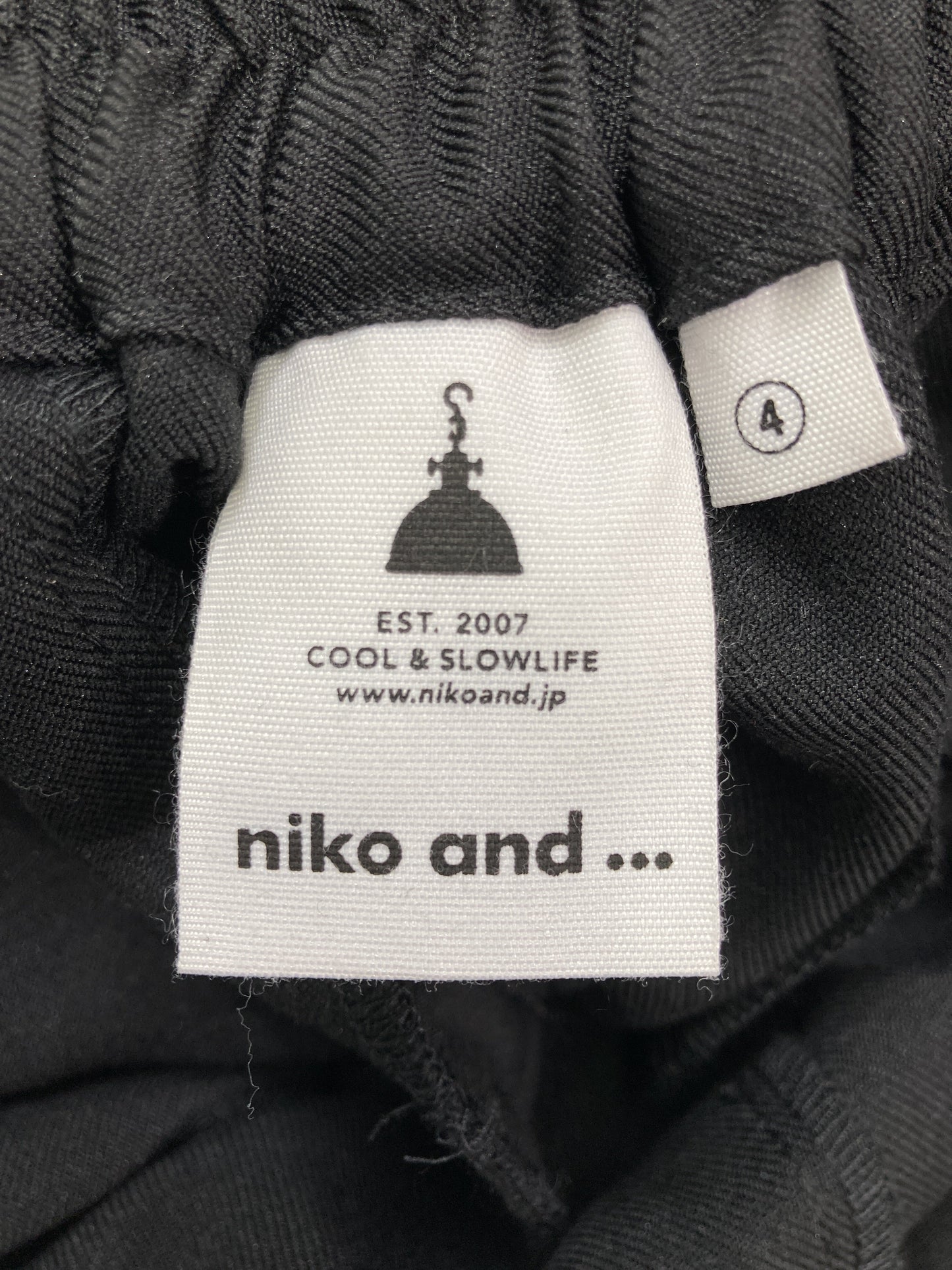 niko and .../ニコアンド/その他パンツ/パンツ/ブラック/4