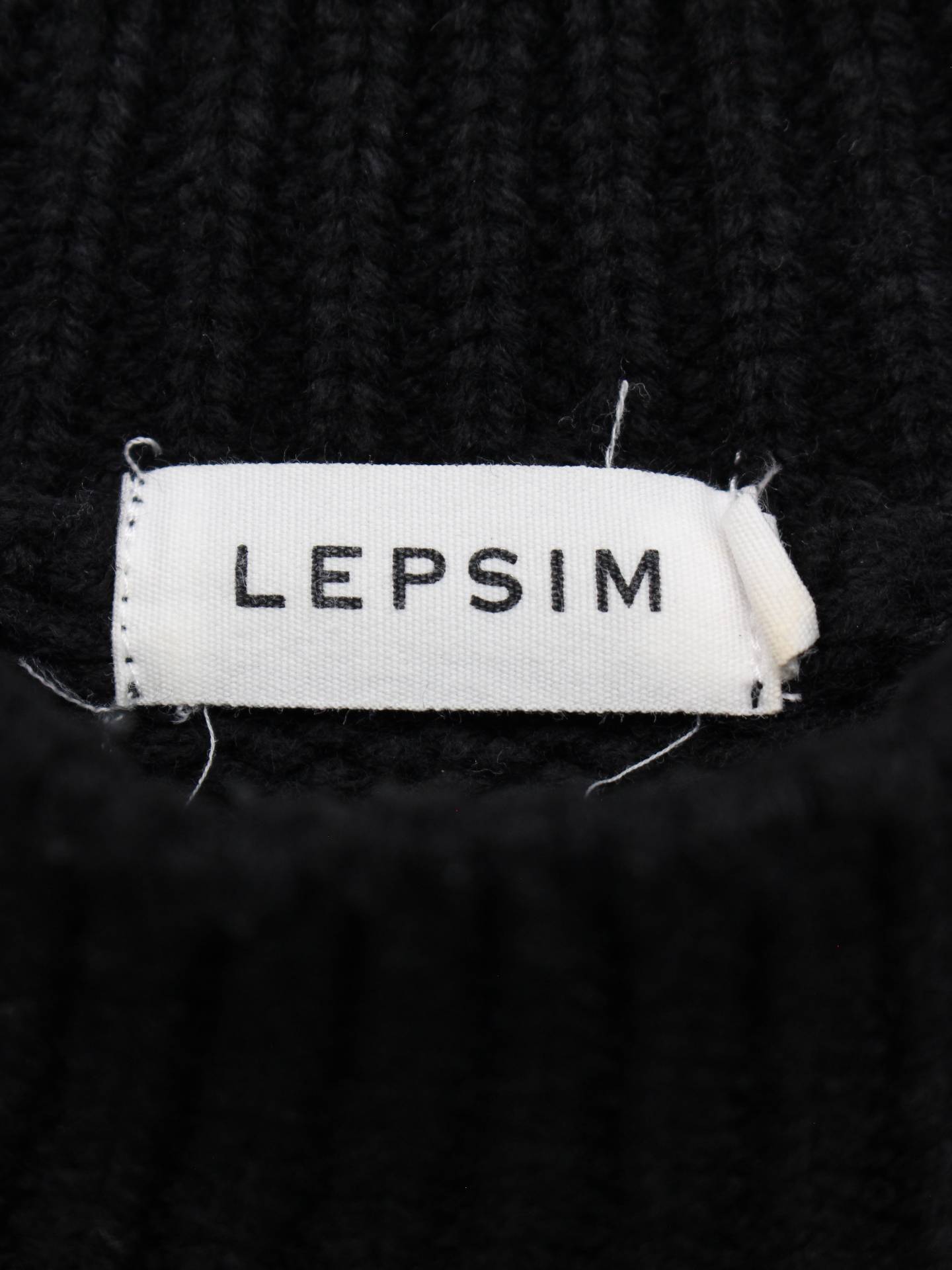 LEPSIM/ニット/セーター/トップス/ブラック/F