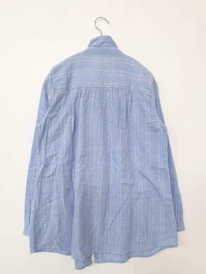 9oans/シャツ/ブラウス/トップス/スカイブルー/M