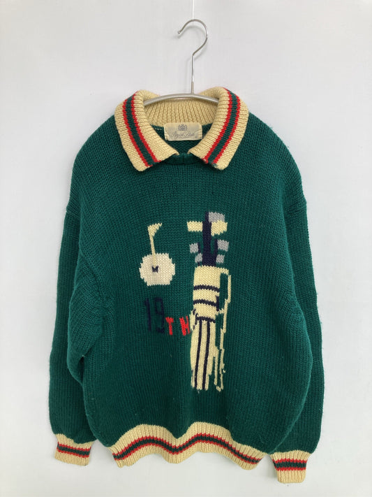 Royal Ptate/ニット/セーター/トップス/グリーン/M