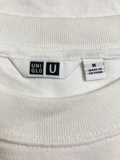 UNIQLO U/ユニクロユー/Tシャツ/カットソー/トップス/ホワイト/M