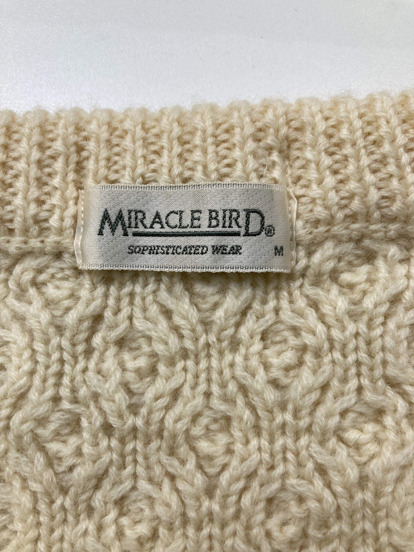 miracle bird/カーディガン/ボレロ/トップス/アイボリー/M