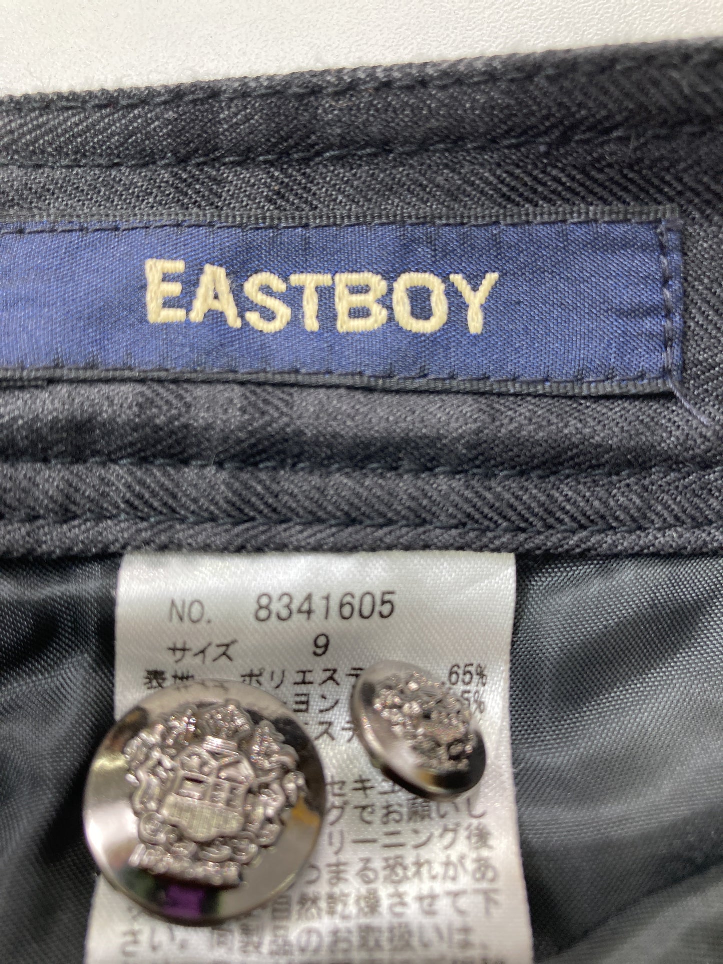 EAST BOY/イーストボーイ/スラックス/パンツ/ブラック/9